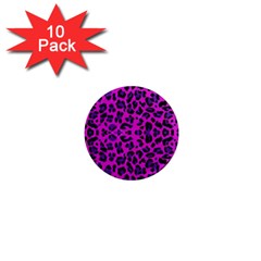 Pattern-tiger-purple 1  Mini Magnet (10 Pack)  by nate14shop