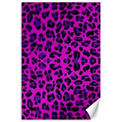 Pattern-tiger-purple Canvas 24  X 36  by nate14shop