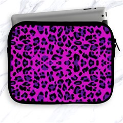 Pattern-tiger-purple Apple Ipad 2/3/4 Zipper Cases by nate14shop