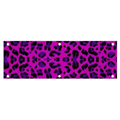 Pattern-tiger-purple Banner And Sign 6  X 2 