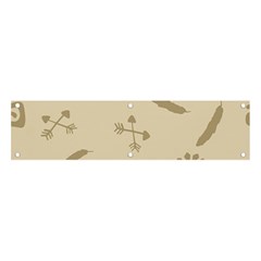 Pattern Frozen Banner And Sign 4  X 1 