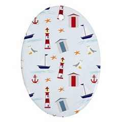 Nautical-ilustrasi Ornament (Oval)