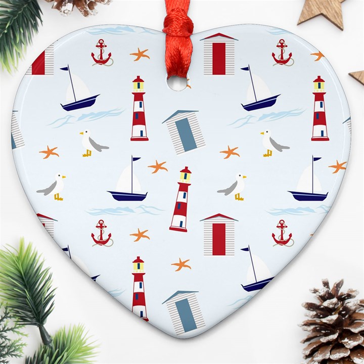 Nautical-ilustrasi Ornament (Heart)