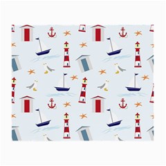 Nautical-ilustrasi Small Glasses Cloth