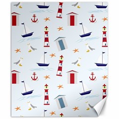 Nautical-ilustrasi Canvas 8  X 10  by nate14shop