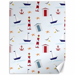 Nautical-ilustrasi Canvas 18  X 24  by nate14shop