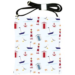 Nautical-ilustrasi Shoulder Sling Bag