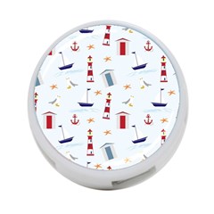 Nautical-ilustrasi 4-port Usb Hub (two Sides) by nate14shop