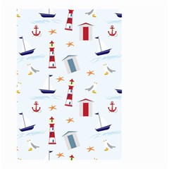 Nautical-ilustrasi Small Garden Flag (two Sides) by nate14shop