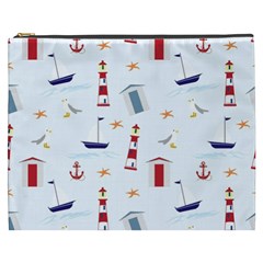 Nautical-ilustrasi Cosmetic Bag (XXXL)