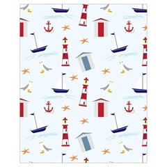 Nautical-ilustrasi Drawstring Bag (Small)