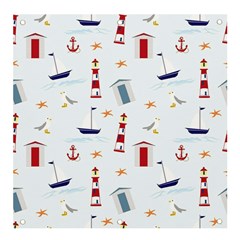 Nautical-ilustrasi Banner And Sign 4  X 4 