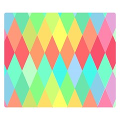 Low-poly Double Sided Flano Blanket (small)  by nate14shop