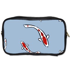 Koi-pattern Toiletries Bag (two Sides) by nate14shop