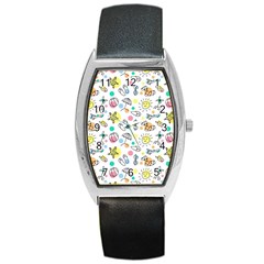 Doodle Barrel Style Metal Watch by nate14shop