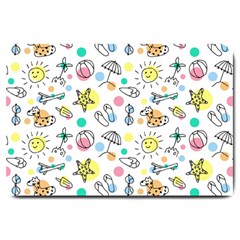 Doodle Large Doormat  by nate14shop