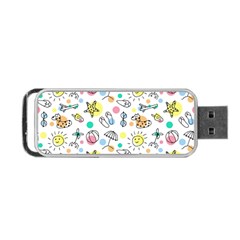 Doodle Portable Usb Flash (two Sides)