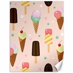 Cute-pink-ice-cream-and-candy-seamless-pattern-vector Canvas 36  x 48  35.26 x46.15  Canvas - 1