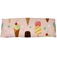 Cute-pink-ice-cream-and-candy-seamless-pattern-vector Body Pillow Case (dakimakura) by nate14shop