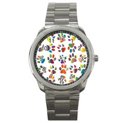 Colorful Sport Metal Watch by nate14shop