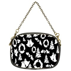 Backdrop-black-white,christmas Chain Purse (one Side) by nate14shop