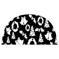 Backdrop-black-white,christmas Anti Scalding Pot Cap