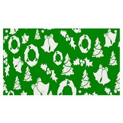 Backdrop-green-white Banner And Sign 7  X 4  by nate14shop