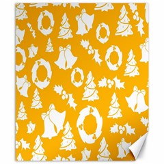 Backdrop-yellow-white Canvas 8  X 10  by nate14shop