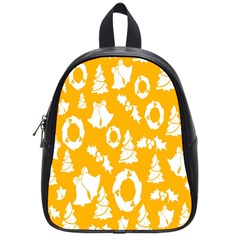 Backdrop-yellow-white School Bag (small) by nate14shop