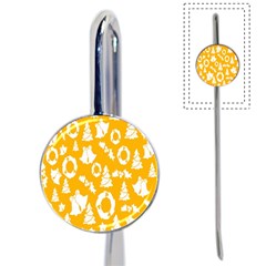 Backdrop-yellow-white Book Mark