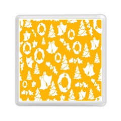 Backdrop-yellow-white Memory Card Reader (square) by nate14shop