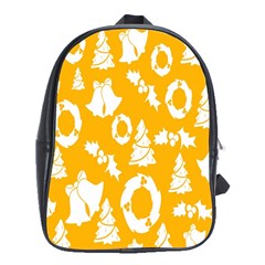 Backdrop-yellow-white School Bag (xl) by nate14shop