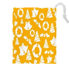 Backdrop-yellow-white Drawstring Pouch (4xl) by nate14shop