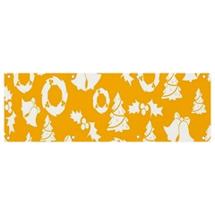 Backdrop-yellow-white Banner And Sign 9  X 3  by nate14shop