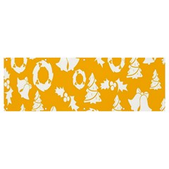 Backdrop-yellow-white Banner And Sign 12  X 4 