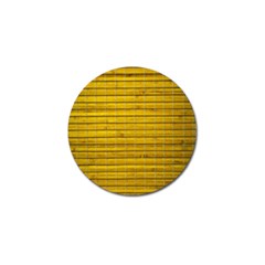 Bamboo-yellow Golf Ball Marker (10 Pack)