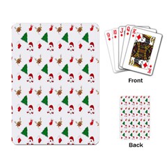 Christmas Tree,santa Playing Cards Single Design (rectangle) by nate14shop