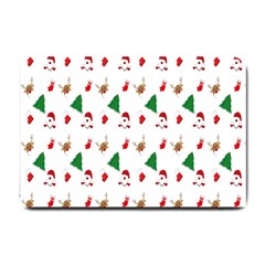 Christmas Tree,santa Small Doormat  by nate14shop