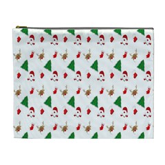 Christmas Tree,santa Cosmetic Bag (xl) by nate14shop