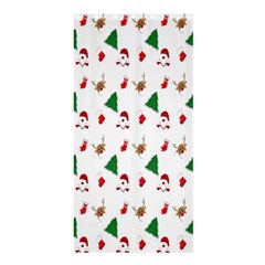 Christmas Tree,santa Shower Curtain 36  X 72  (stall)  by nate14shop