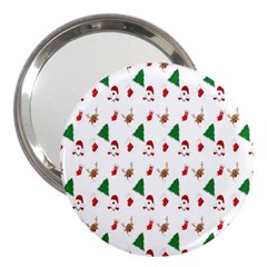 Christmas Tree,santa 3  Handbag Mirrors by nate14shop