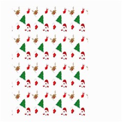 Christmas Tree,santa Small Garden Flag (two Sides) by nate14shop