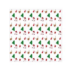 Christmas Tree,santa Square Satin Scarf (30  X 30 ) by nate14shop