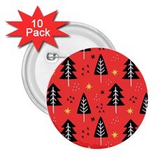 Christmas Tree,snow Star 2 25  Buttons (10 Pack)  by nate14shop