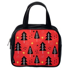 Christmas Tree,snow Star Classic Handbag (one Side) by nate14shop