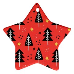 Christmas Tree,snow Star Star Ornament (two Sides) by nate14shop