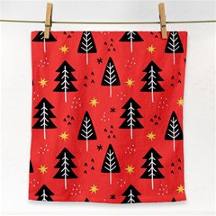 Christmas Tree,snow Star Face Towel by nate14shop