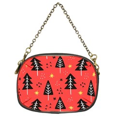 Christmas Tree,snow Star Chain Purse (two Sides) by nate14shop