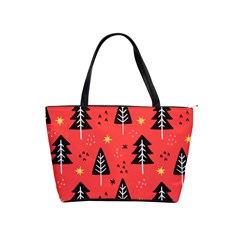 Christmas Tree,snow Star Classic Shoulder Handbag by nate14shop