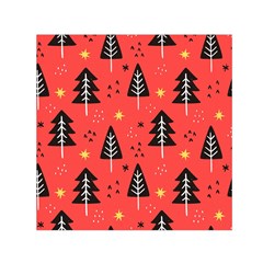 Christmas Tree,snow Star Square Satin Scarf (30  X 30 )